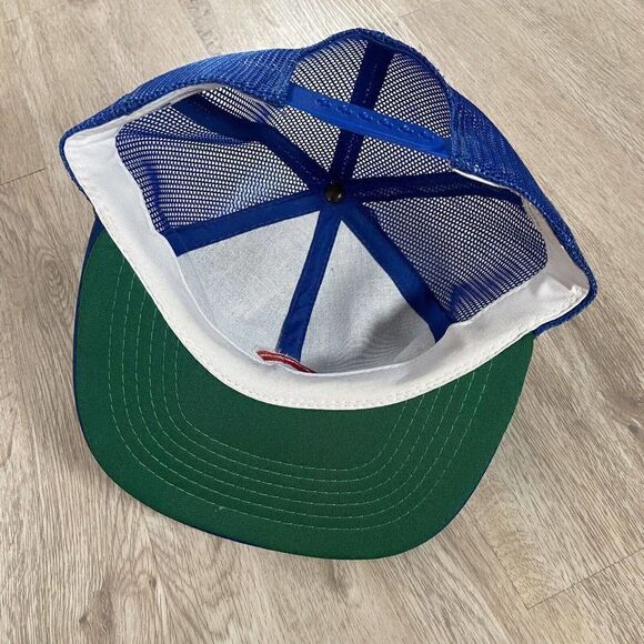 Vintage Gross Cap Chicago Cubs Snapback Hat MLB Baseball Blue Red Cap‎ - Picture 3 of 8